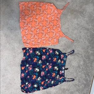 2 floral shirts!!🤩🌺